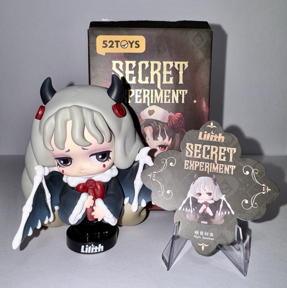 52Kits Lilith Secret Experiment Confirmed Blind Box Figure Night Specimen